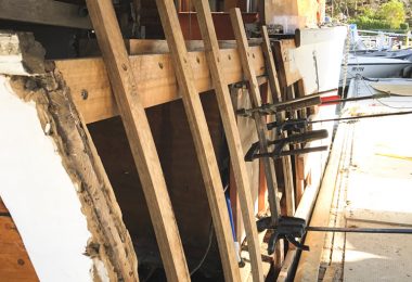 Careel Bay Marina Timber Boat Restoration Jingai